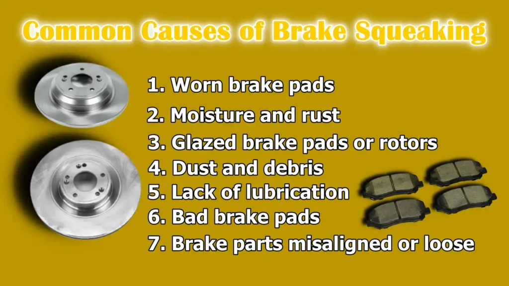 Common Causes of Brake Squeaking