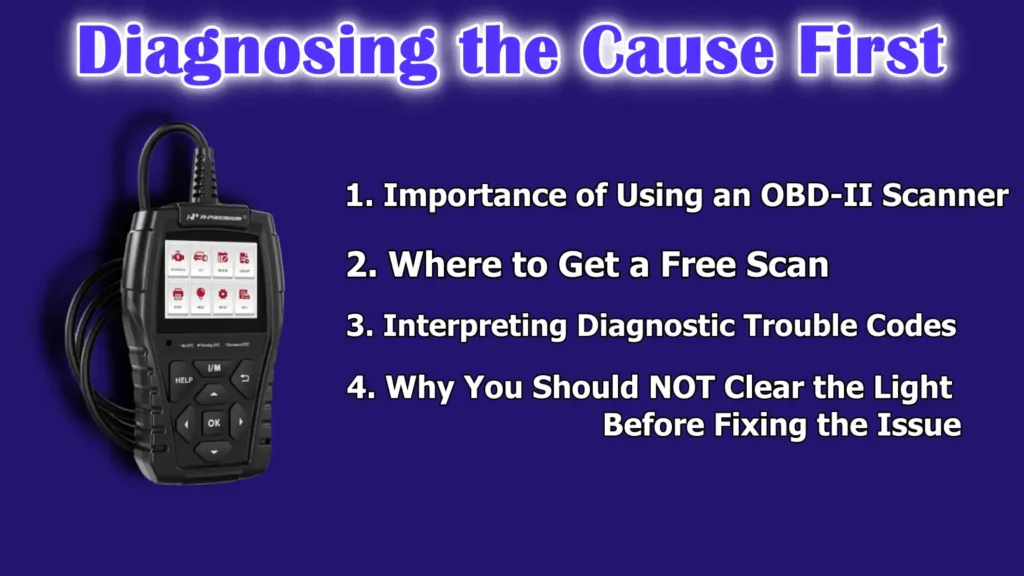 Diagnosing the Cause First