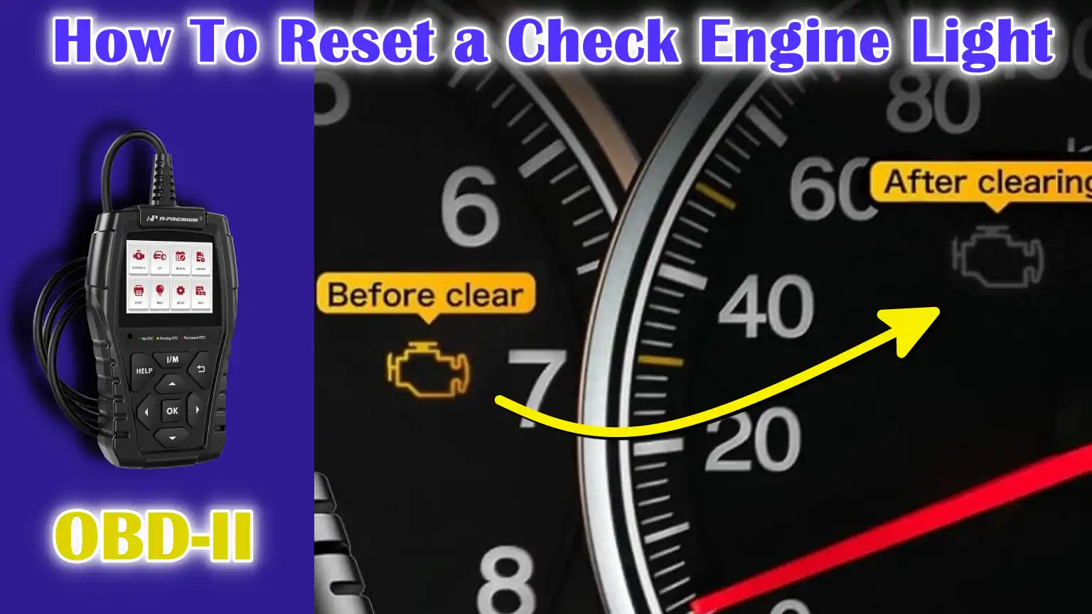 How To Reset a Check Engine Light