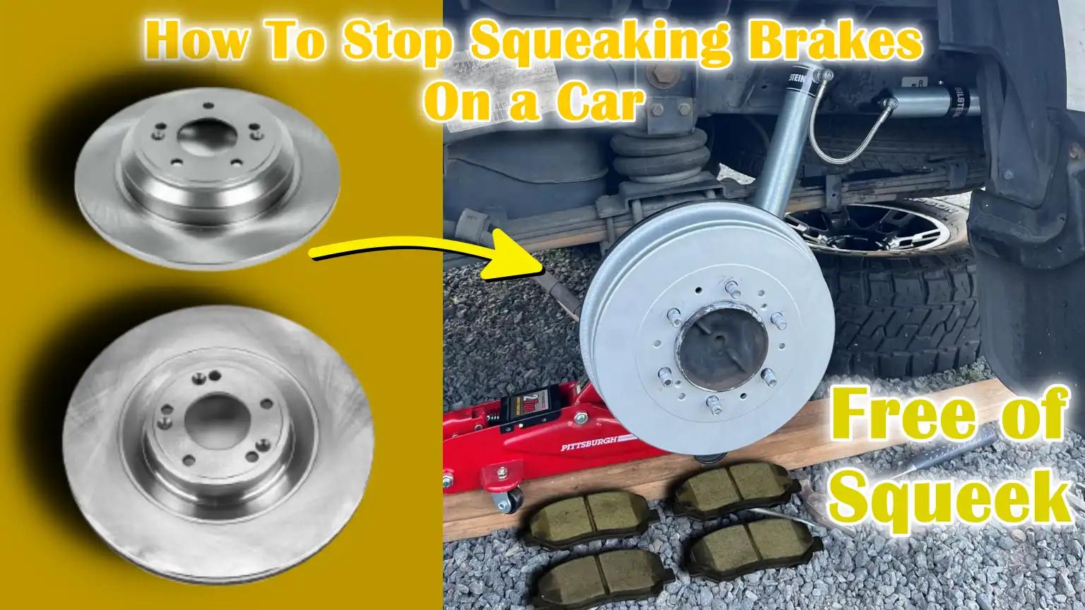 How To Stop Squeaking Brakes On a Car