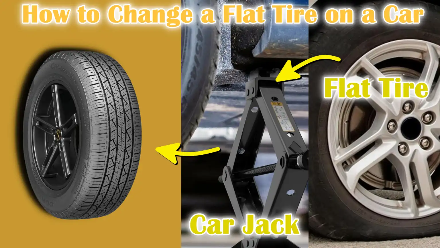 How to Change a Flat Tire on a Car