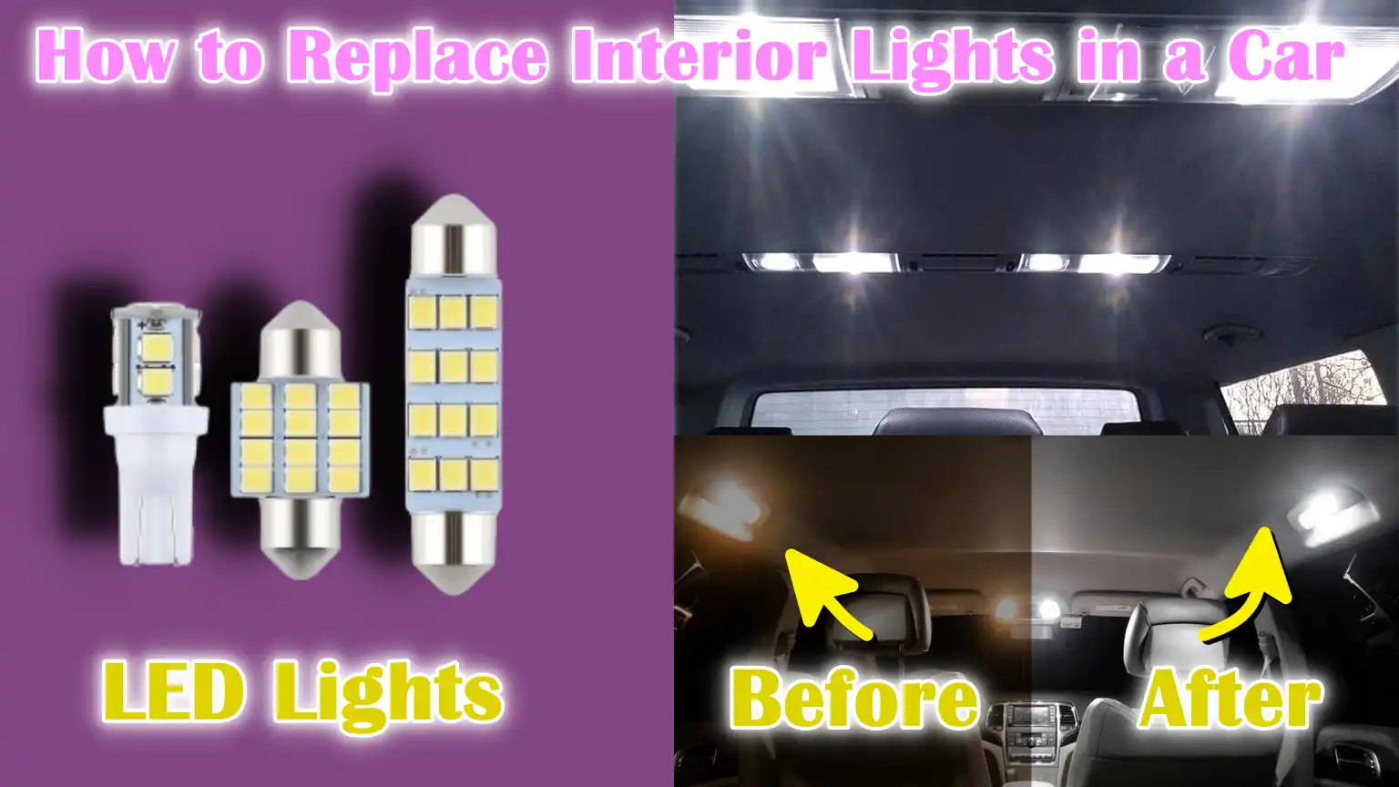 How to Replace Interior Lights in a Car