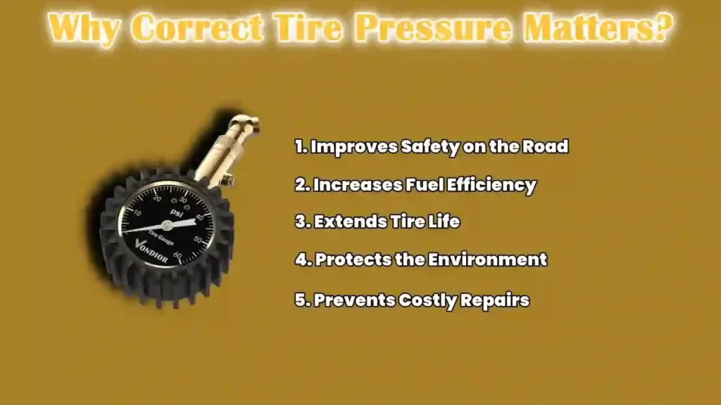 Why Correct Tire Pressure Matters