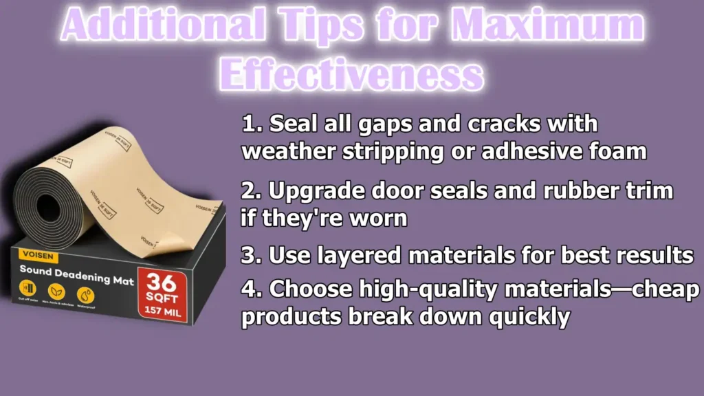 Additional Tips for Maximum Effectiveness