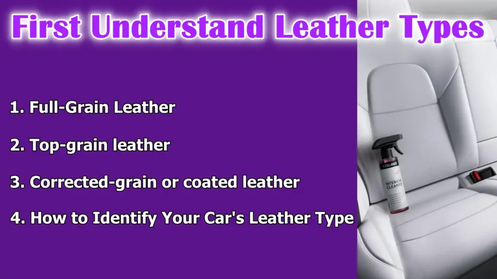First Understand Leather Types