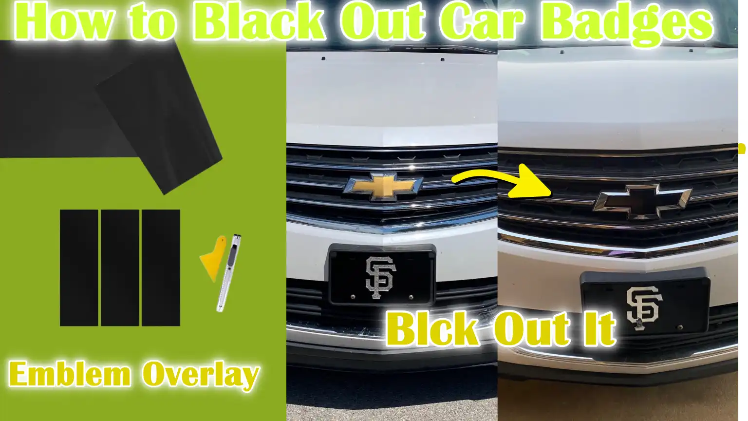 How to Black Out Car Badges