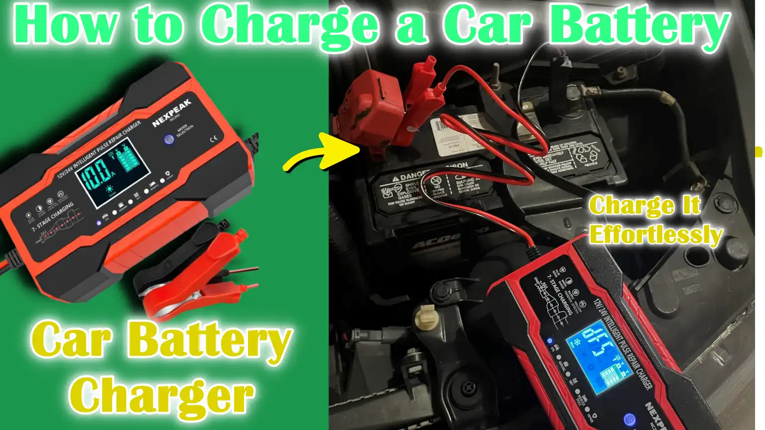 How to Charge a Car Battery