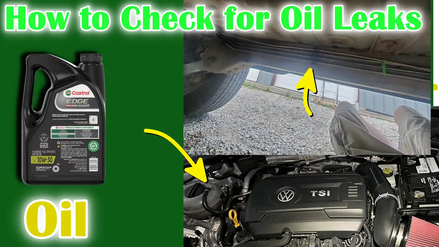 How to Check for Oil Leaks