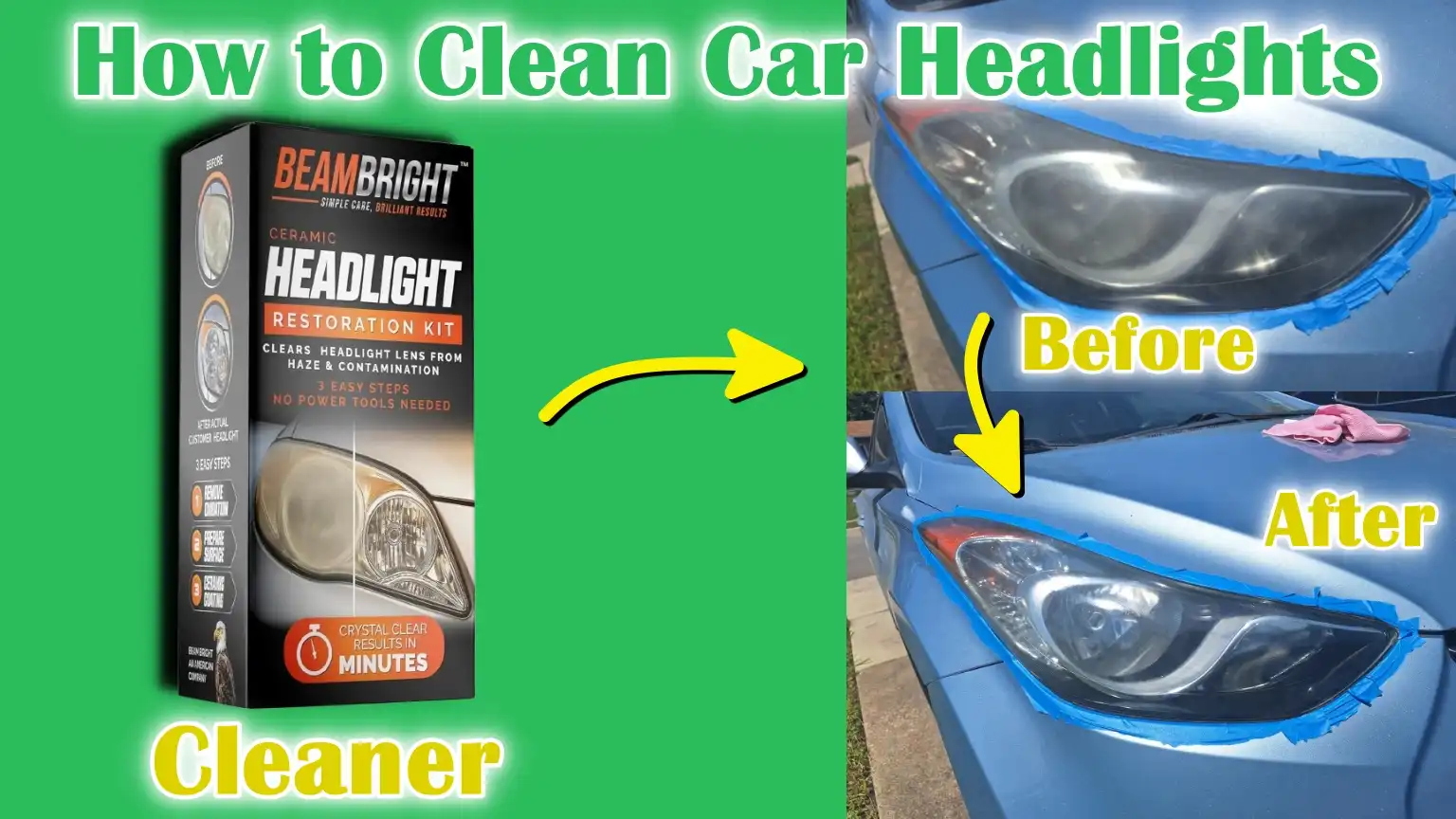 How to Clean Car Headlights