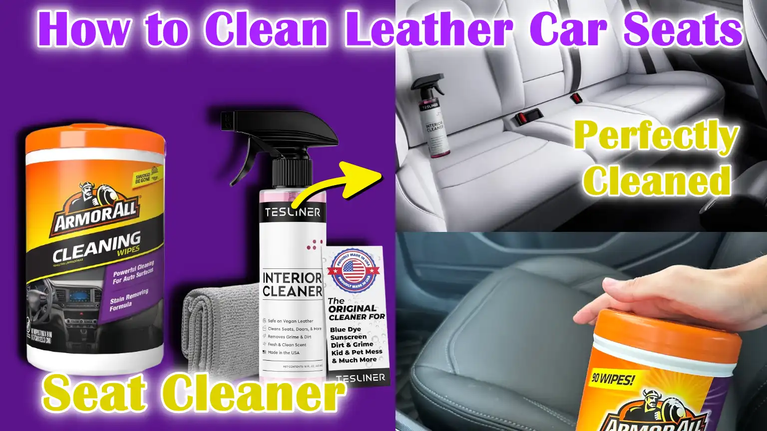 How to Clean Leather Car Seats