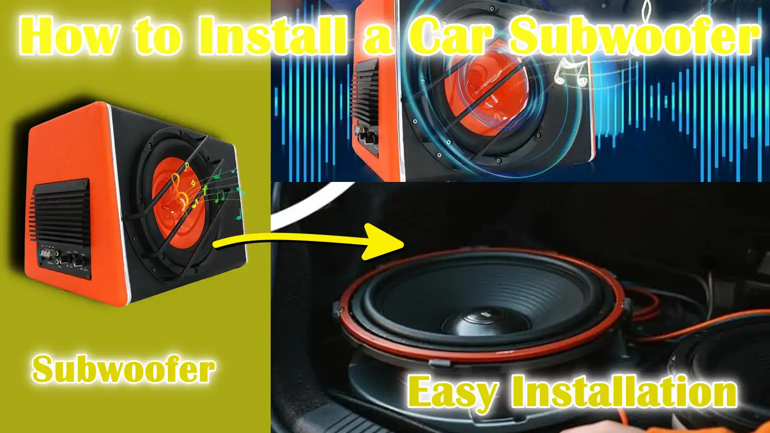 How to Install a Car Subwoofer