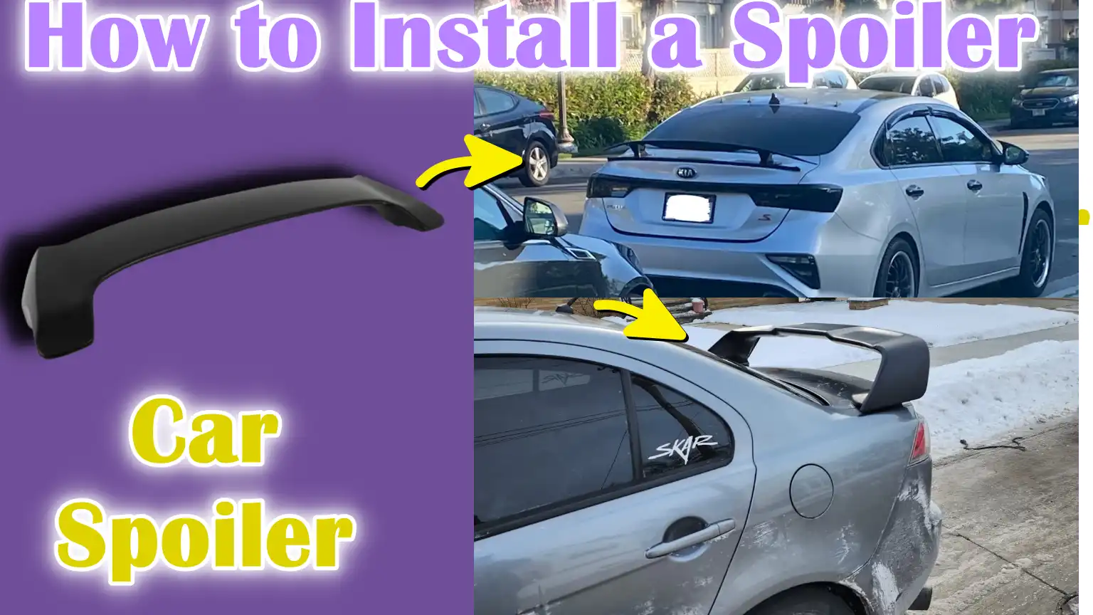 How to Install a Spoiler