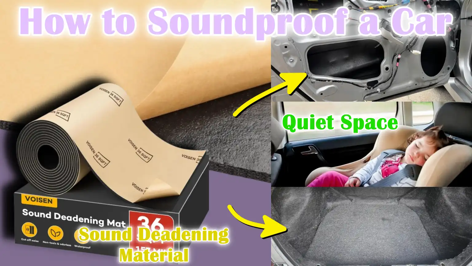 How to Soundproof a Car