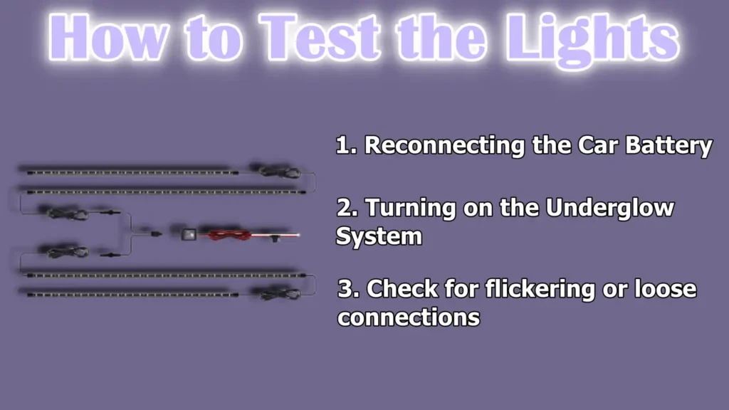 How to Test the Lights