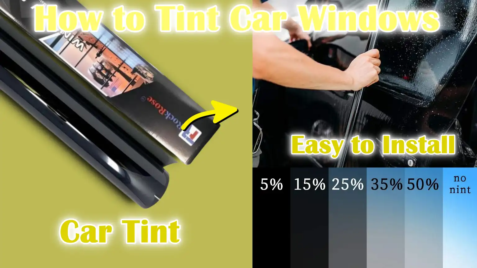 How to Tint Car Windows