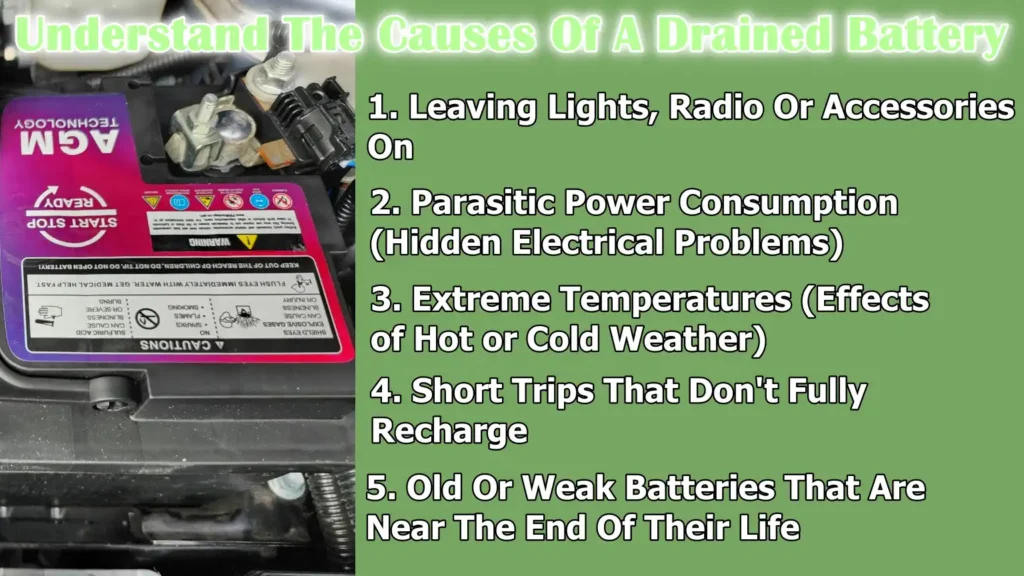 Understand The Causes Of A Drained Battery