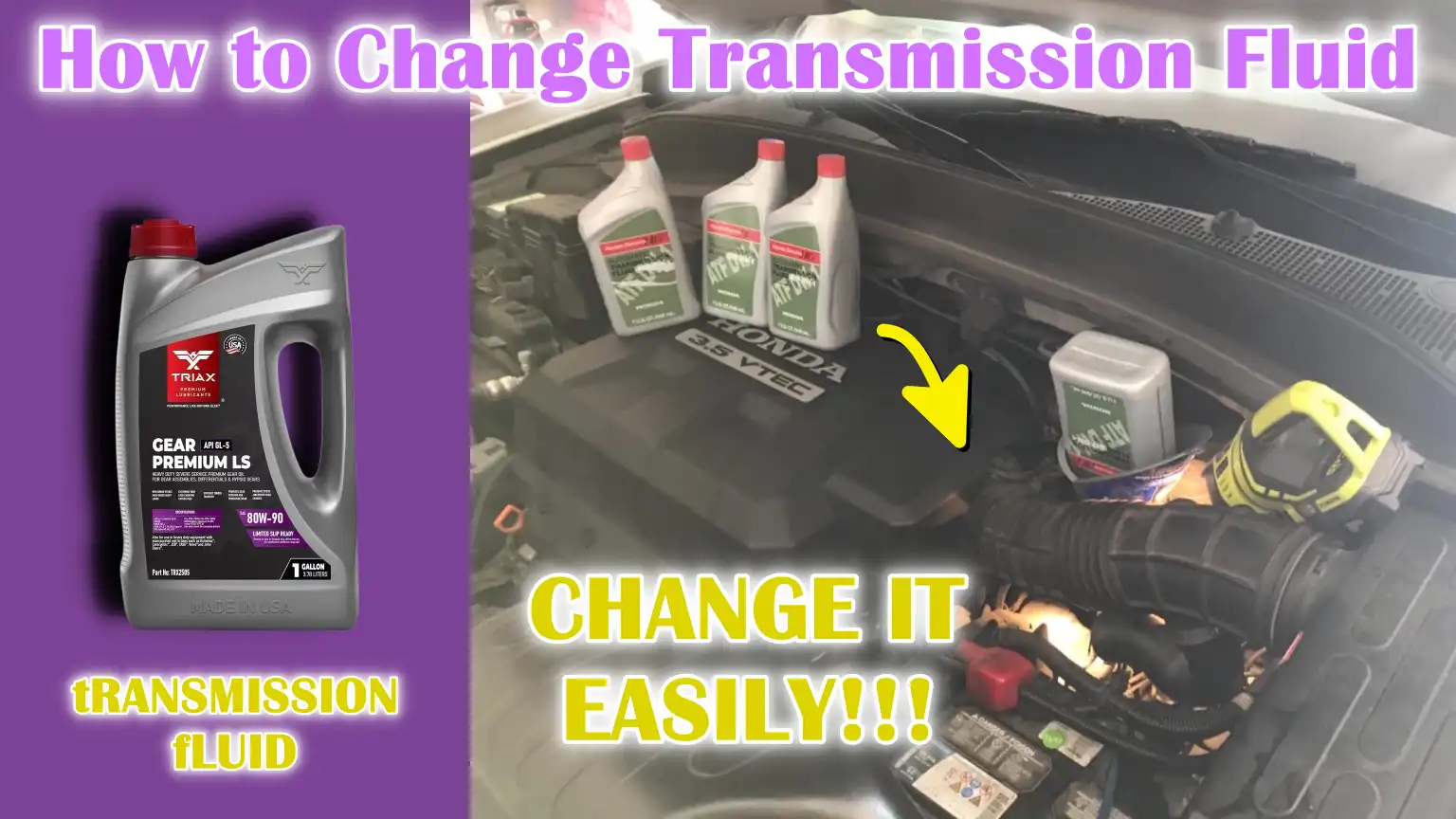 How to Change Transmission Fluid