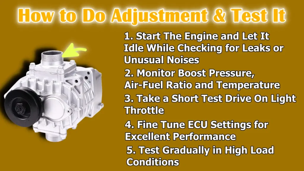 How to Do Adjustment & Test It
