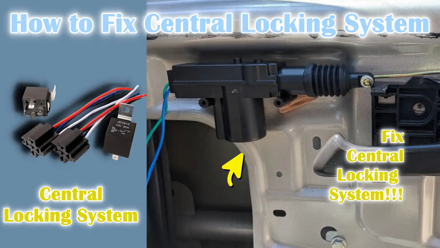 How to Fix Central Locking System