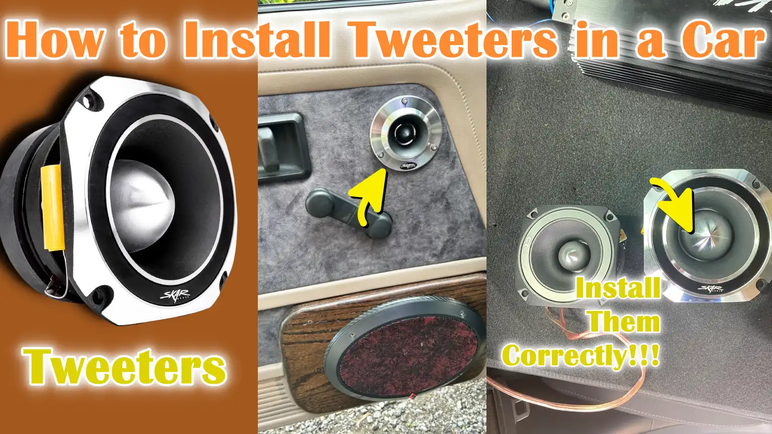 How to Install Tweeters in a Car