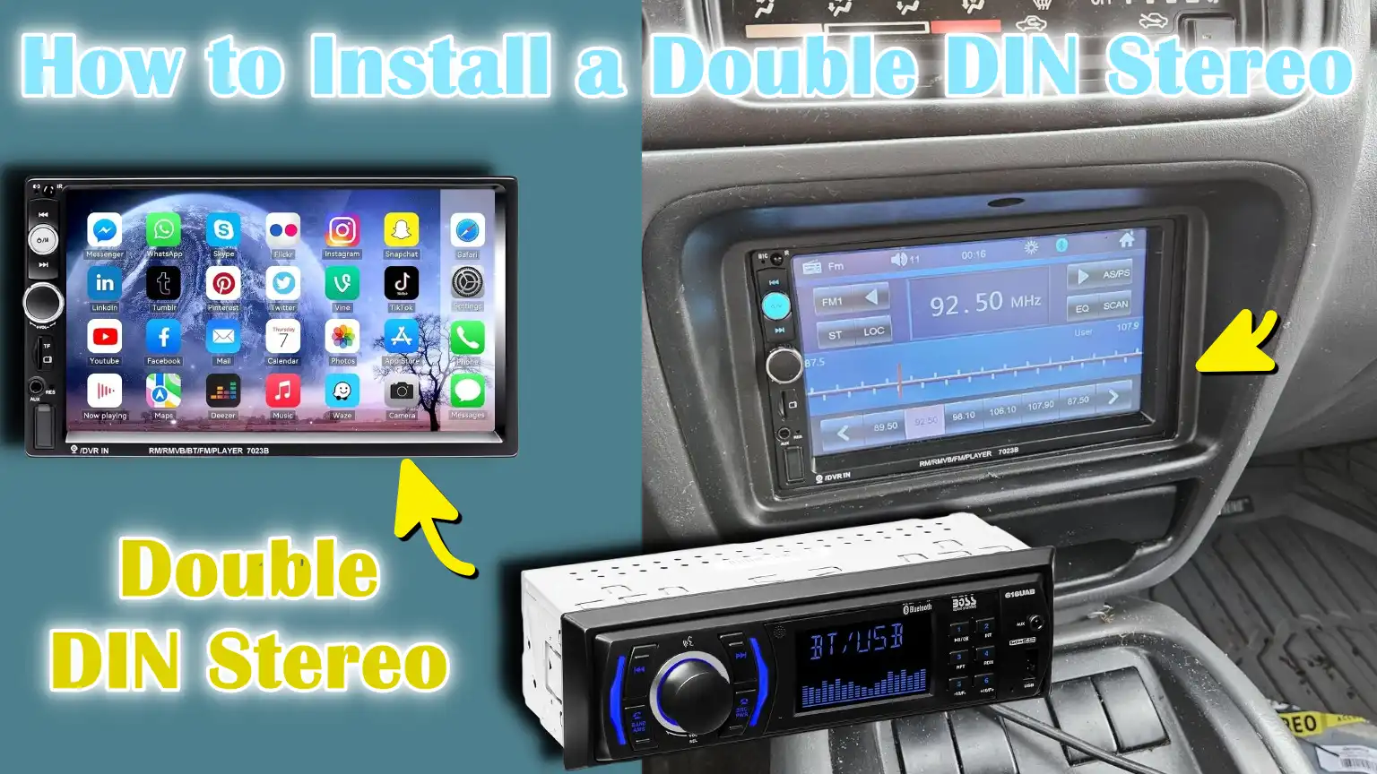 How to Install a Double DIN Stereo