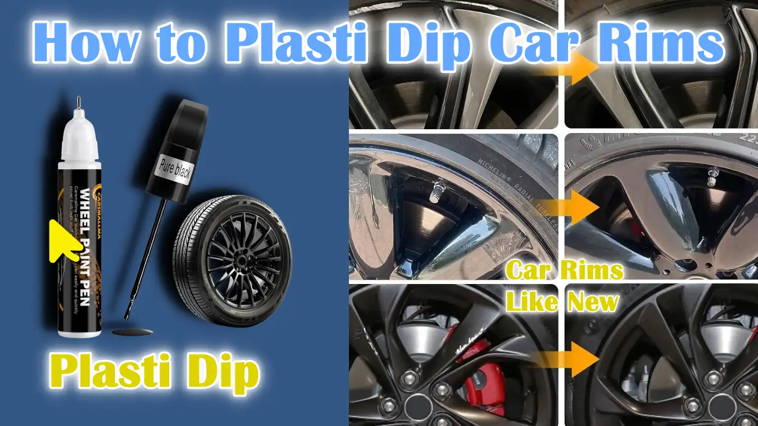 How to Plasti Dip Car Rims