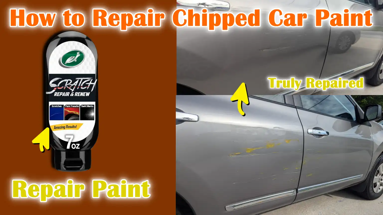 How to Repair Chipped Car Paint