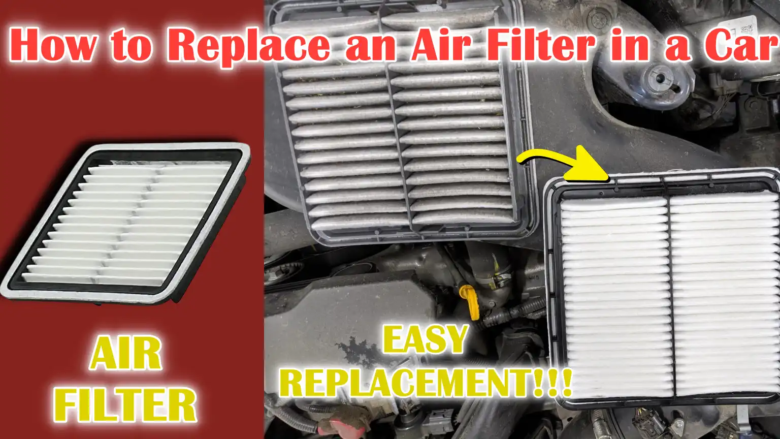 How to Replace an Air Filter in a Car