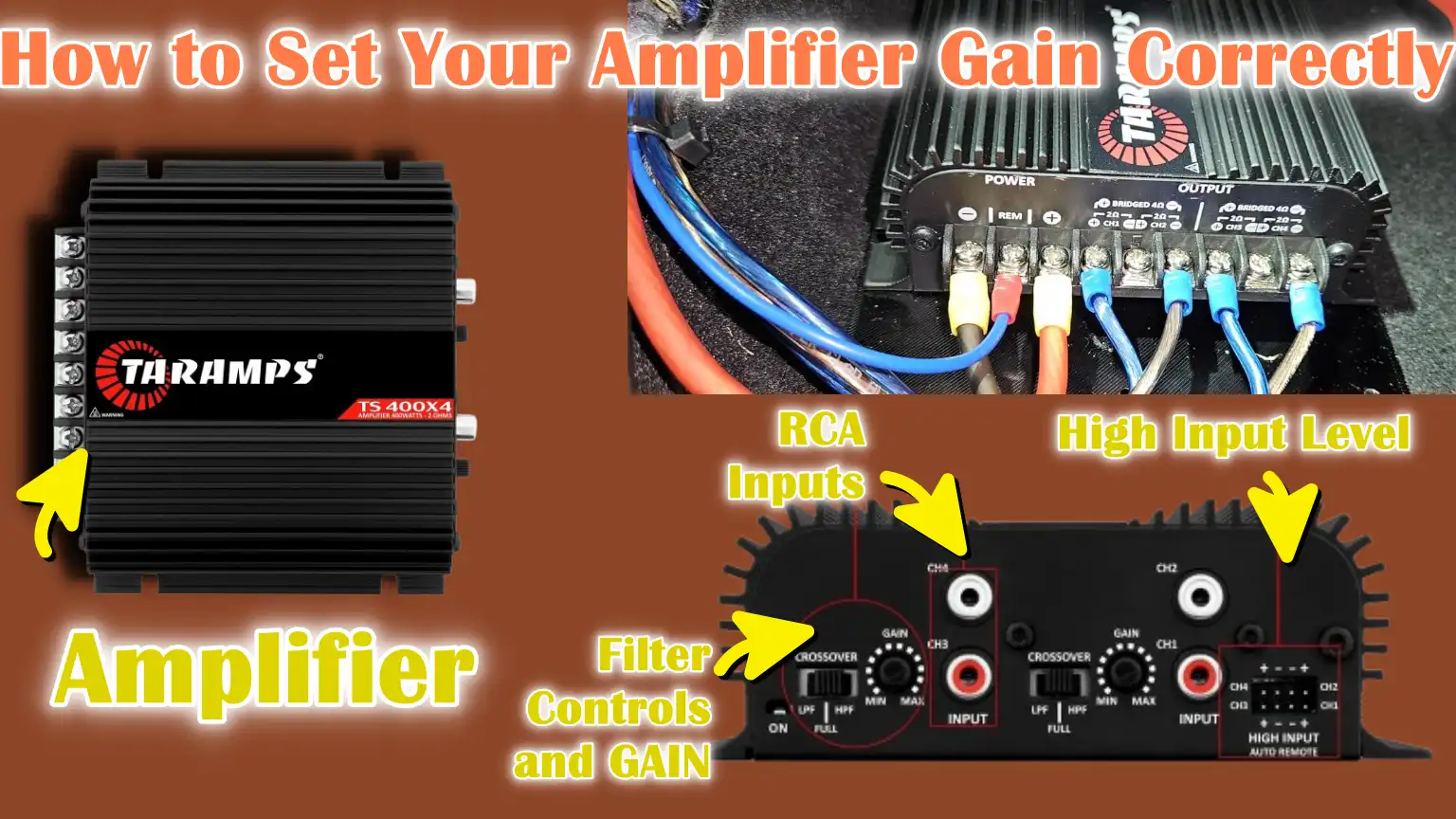 How to Set Your Amplifier Gain Correctly