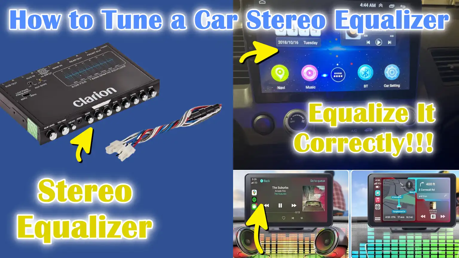 How to Tune a Car Stereo Equalizer