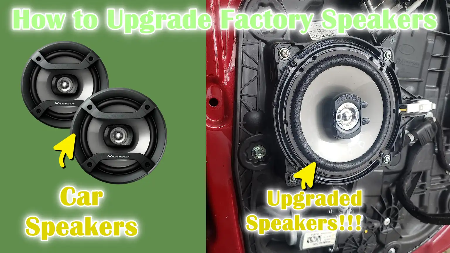 How to Upgrade Factory Speakers