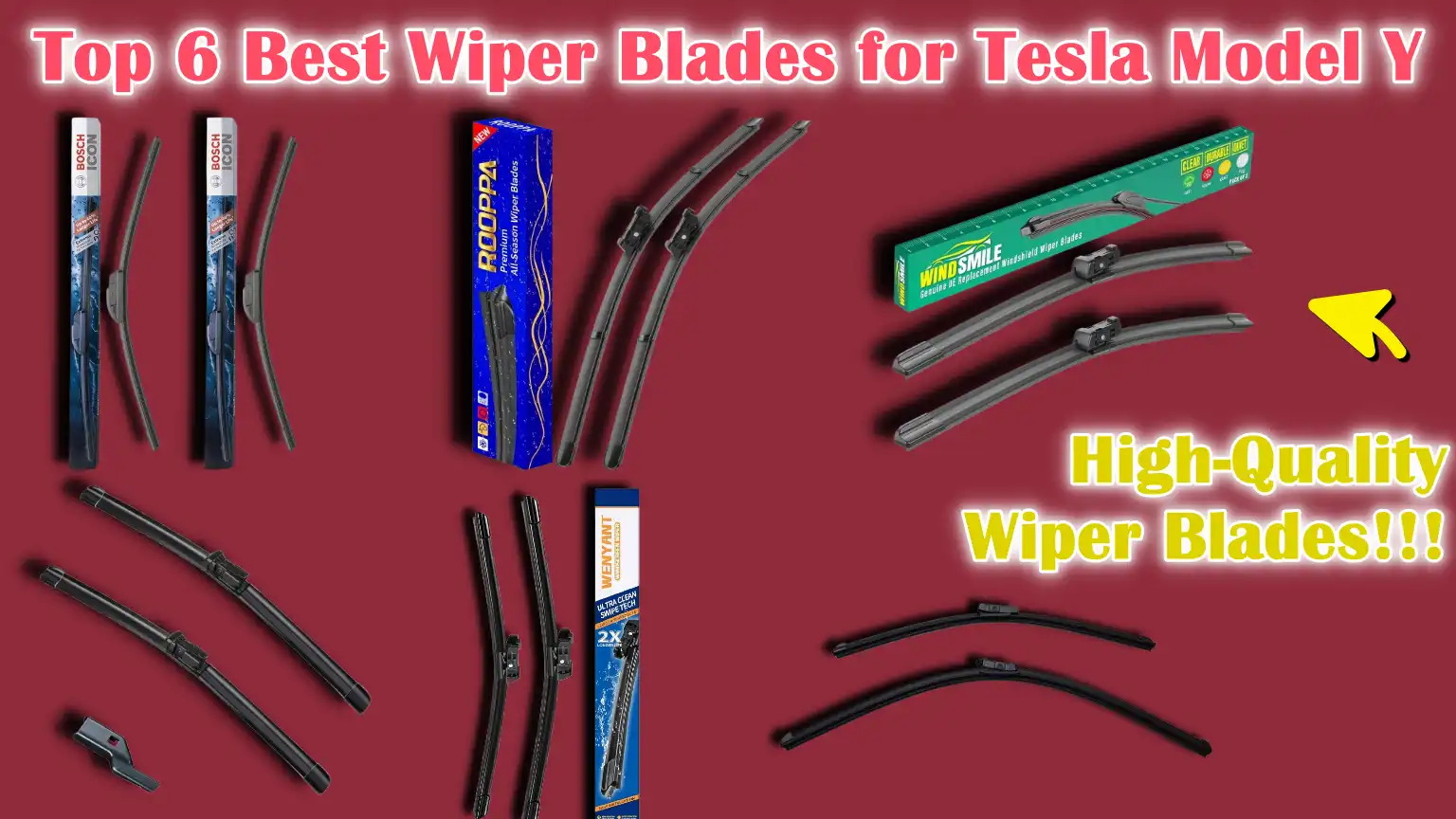 Best Wiper Blades for Tesla Model Y