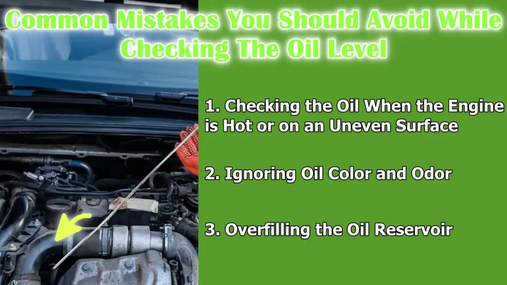 Common Mistakes You Should Avoid While Checking The Oil Level