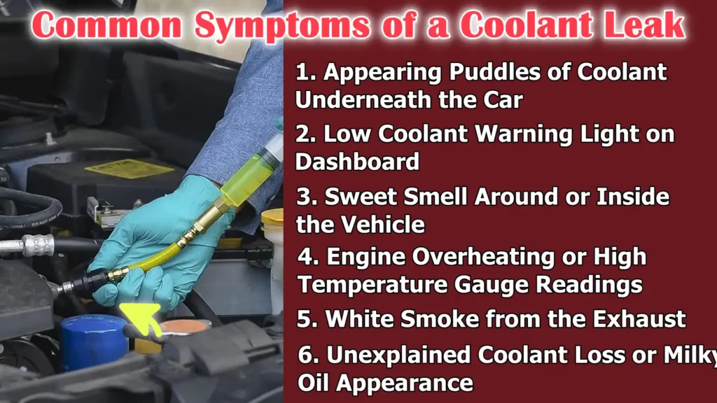 Common Symptoms of a Coolant Leak