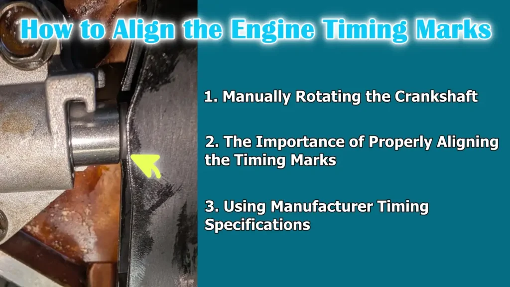 How to Align the Engine Timing Marks