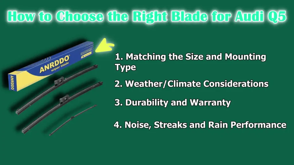 How to Choose the Right Blade for Audi Q5