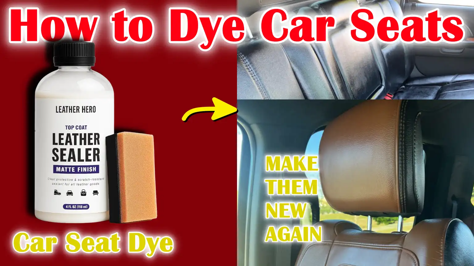 How to Dye Car Seats