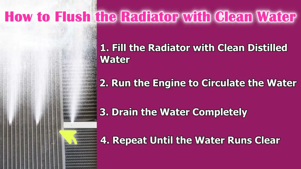 How to Flush the Radiator with Clean Water