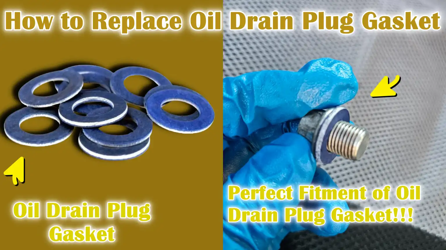 How to Replace Oil Drain Plug Gasket
