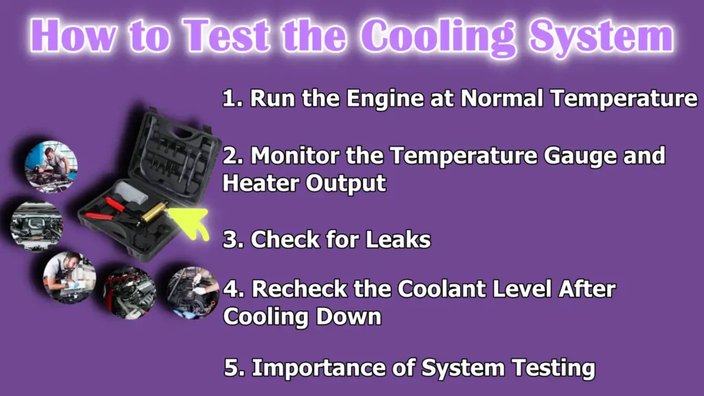 How to Test the Cooling System