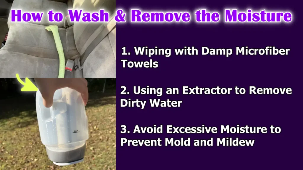 How to Wash & Remove the Moisture