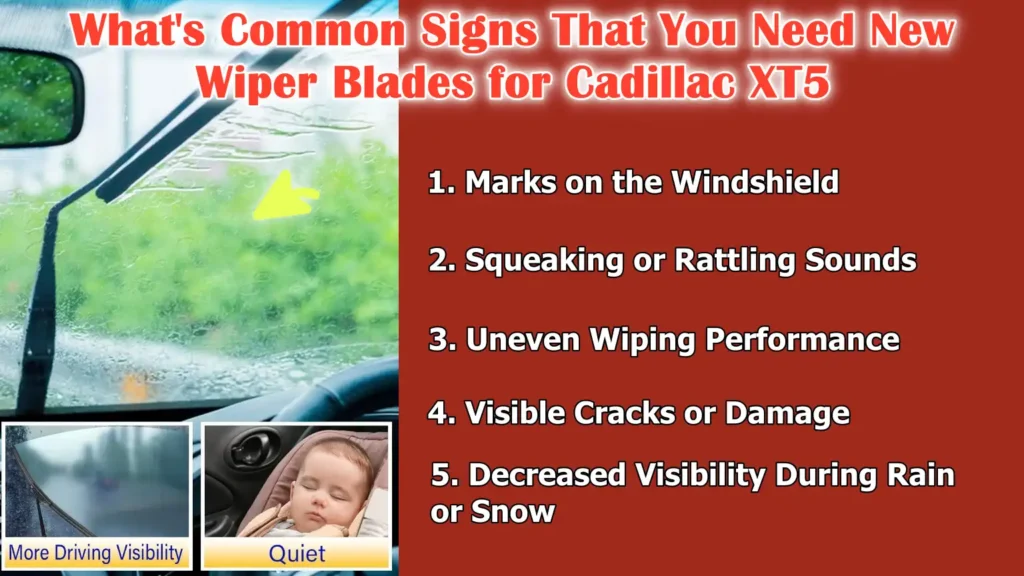 What's Common Signs That You Need New Wiper Blades for Cadillac XT5