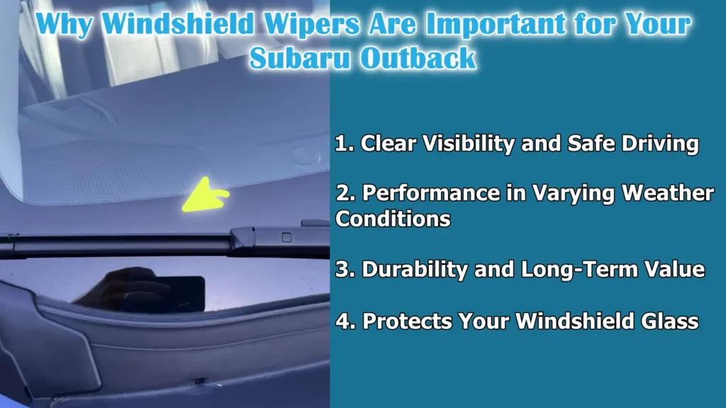 Why Windshield Wipers Are Important for Your Subaru Outback
