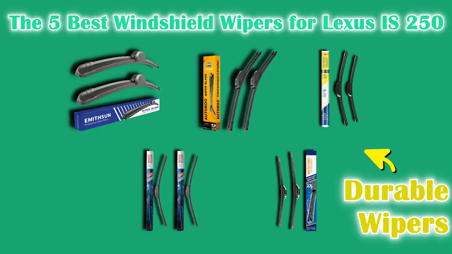 Best Windshield Wipers for Lexus IS 250