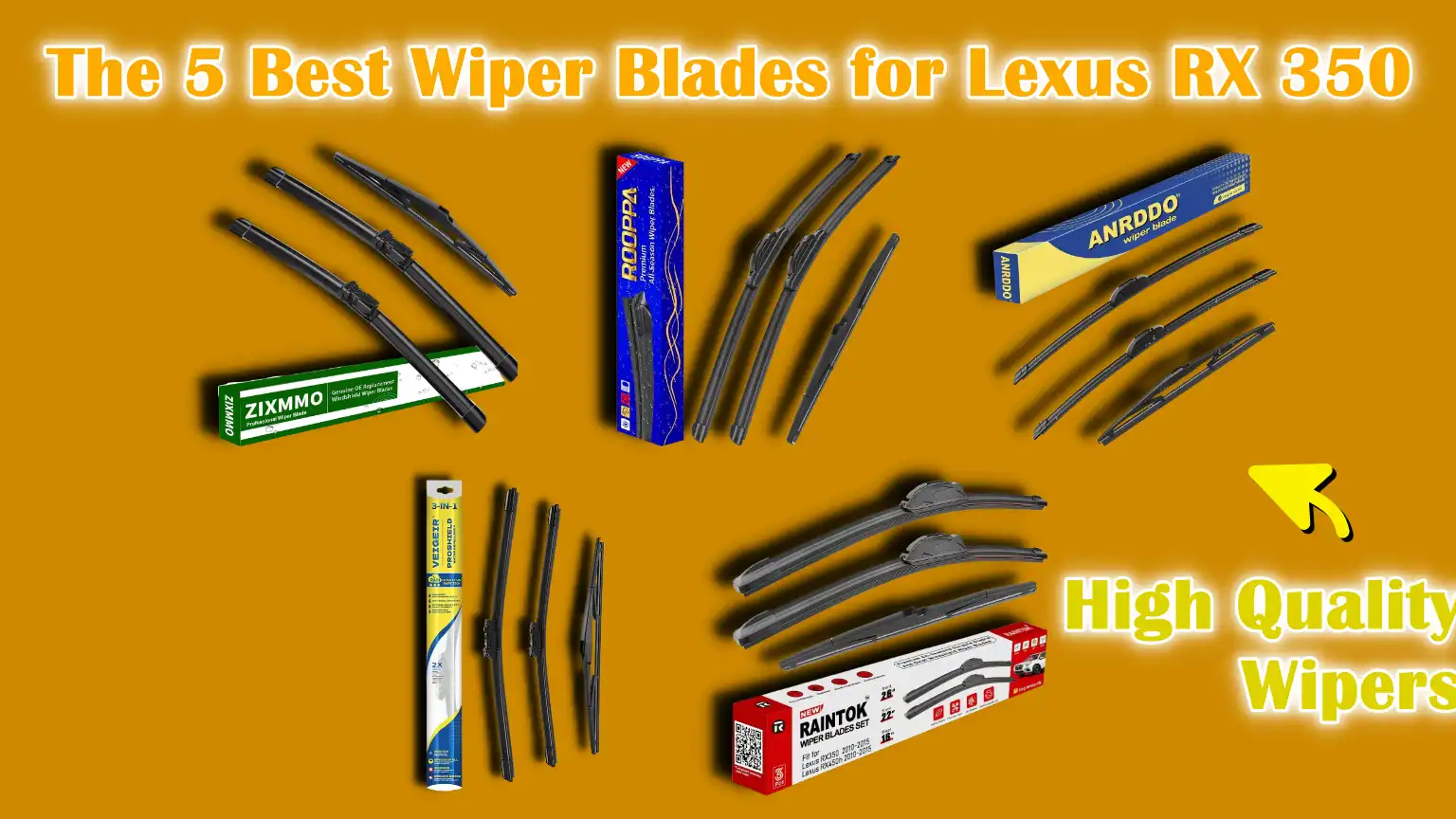 Best Wiper Blades for Lexus RX 350