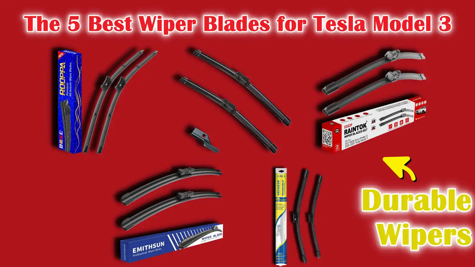 Best Wiper Blades for Tesla Model 3
