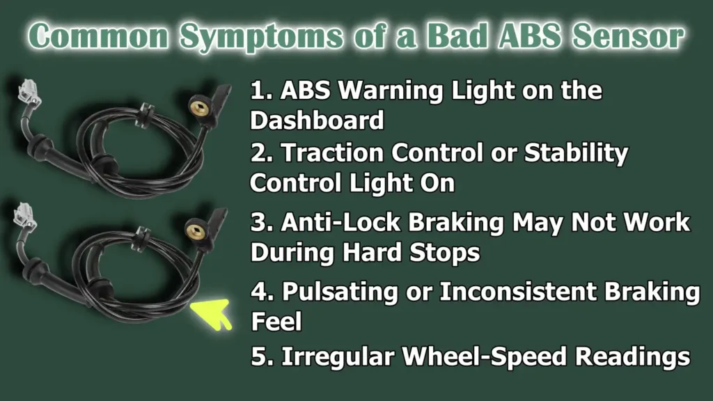 Common Symptoms of a Bad ABS Sensor