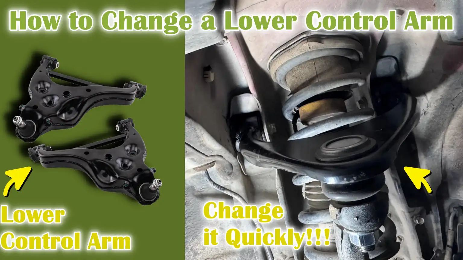 How to Change a Lower Control Arm
