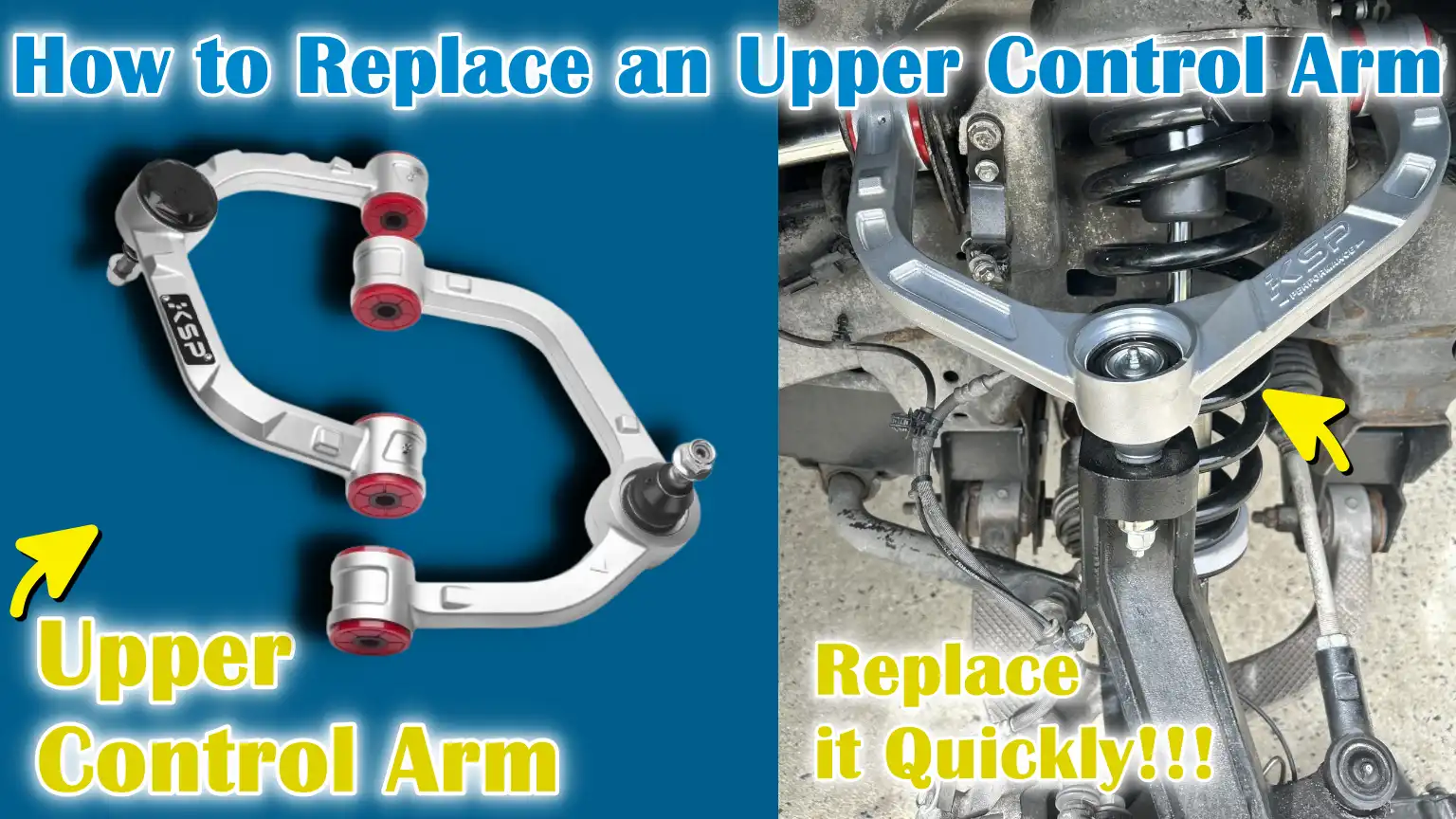 How to Replace an Upper Control Arm