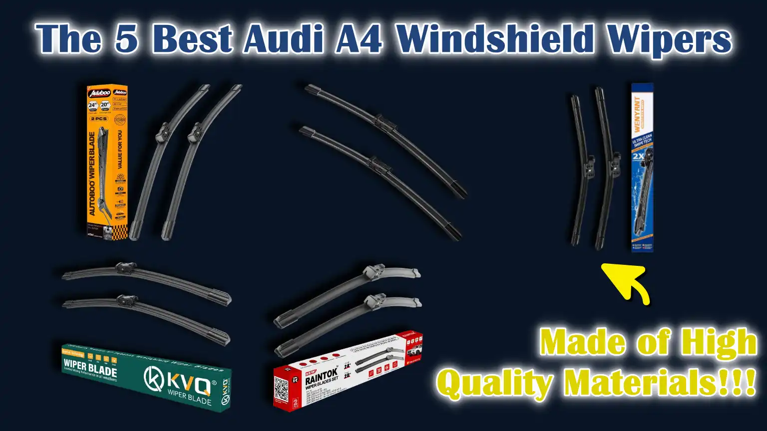 Best Audi A4 Windshield Wipers